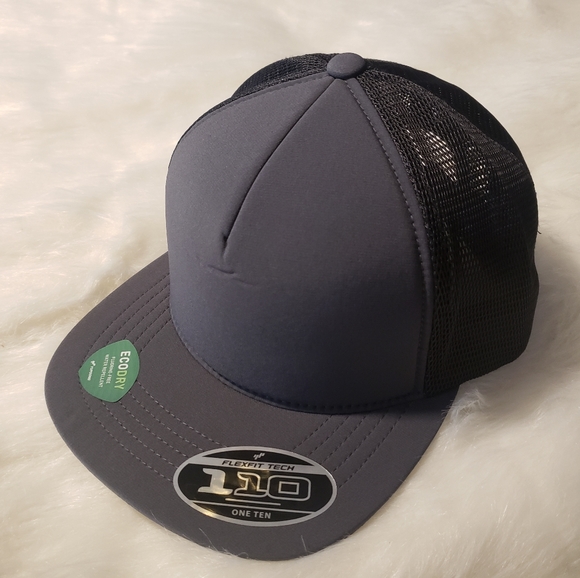 Port Authority Foam Outdoor Gray Trucker Hat - Picture 2 of 8